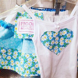 3 Piece Set - BRAND NEW HANDMADE - Size 1-4 yr old